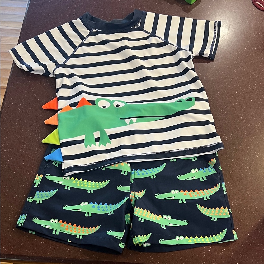 Striped Alligator 🐊 Swimsuit